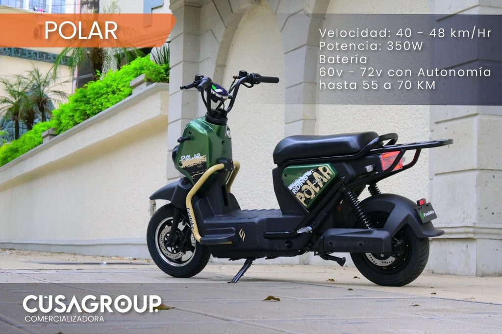 EVOBIKE POLAR - Bicicleta eléctrica todo terreno 350W vista lateral completa
