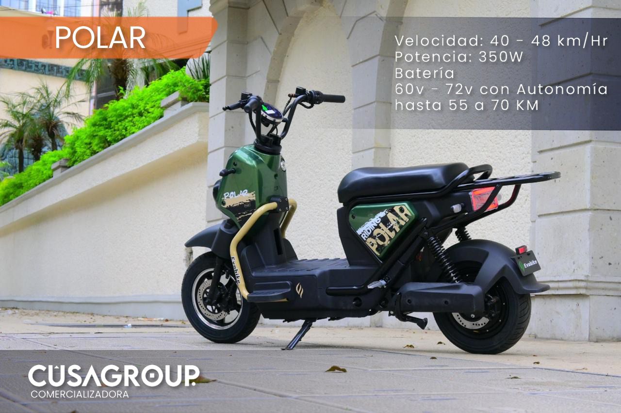 EVOBIKE POLAR - Bicicleta eléctrica todo terreno 350W vista lateral completa
