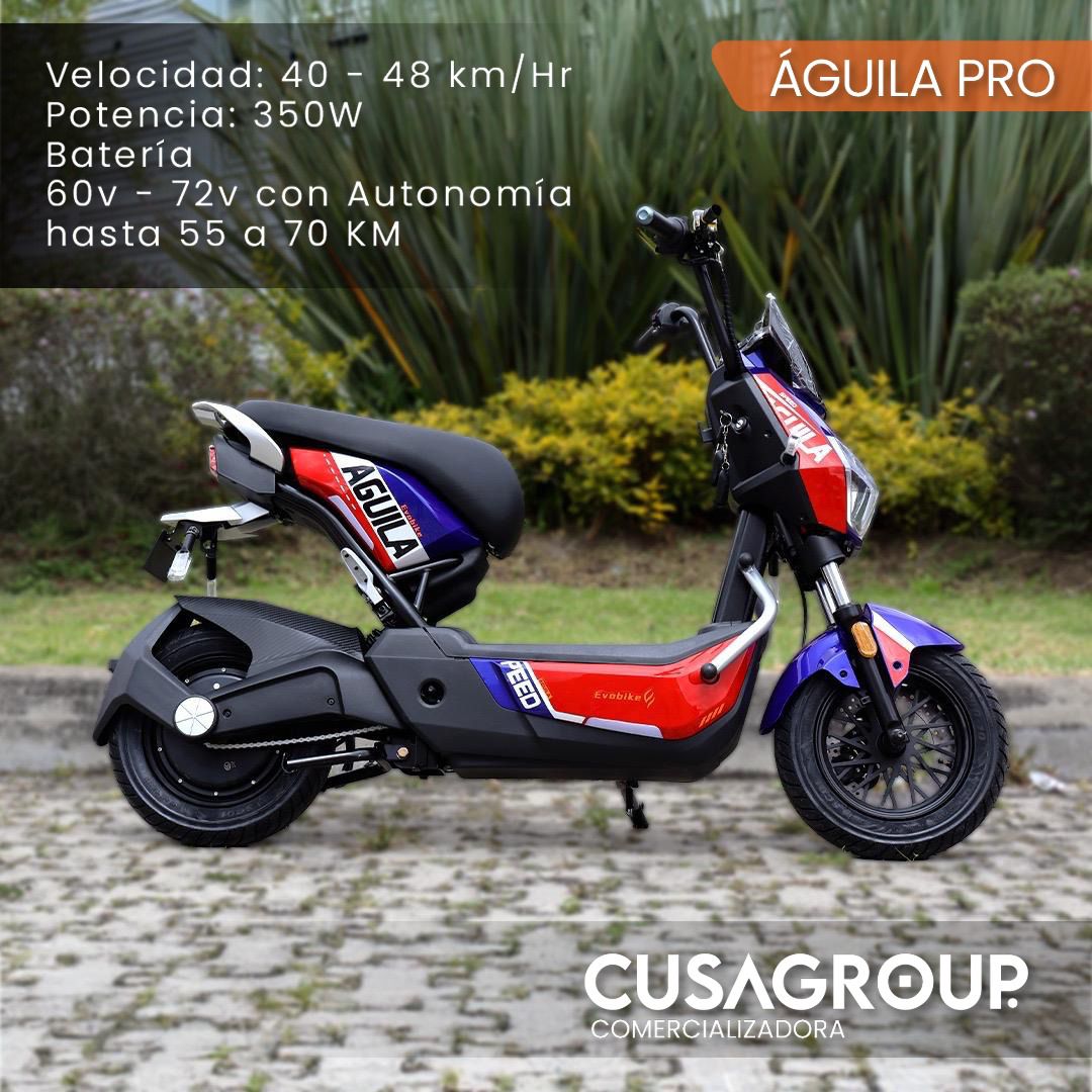 EVOBIKE ÁGUILA PRO - Bicicleta eléctrica 60V vista lateral completa
