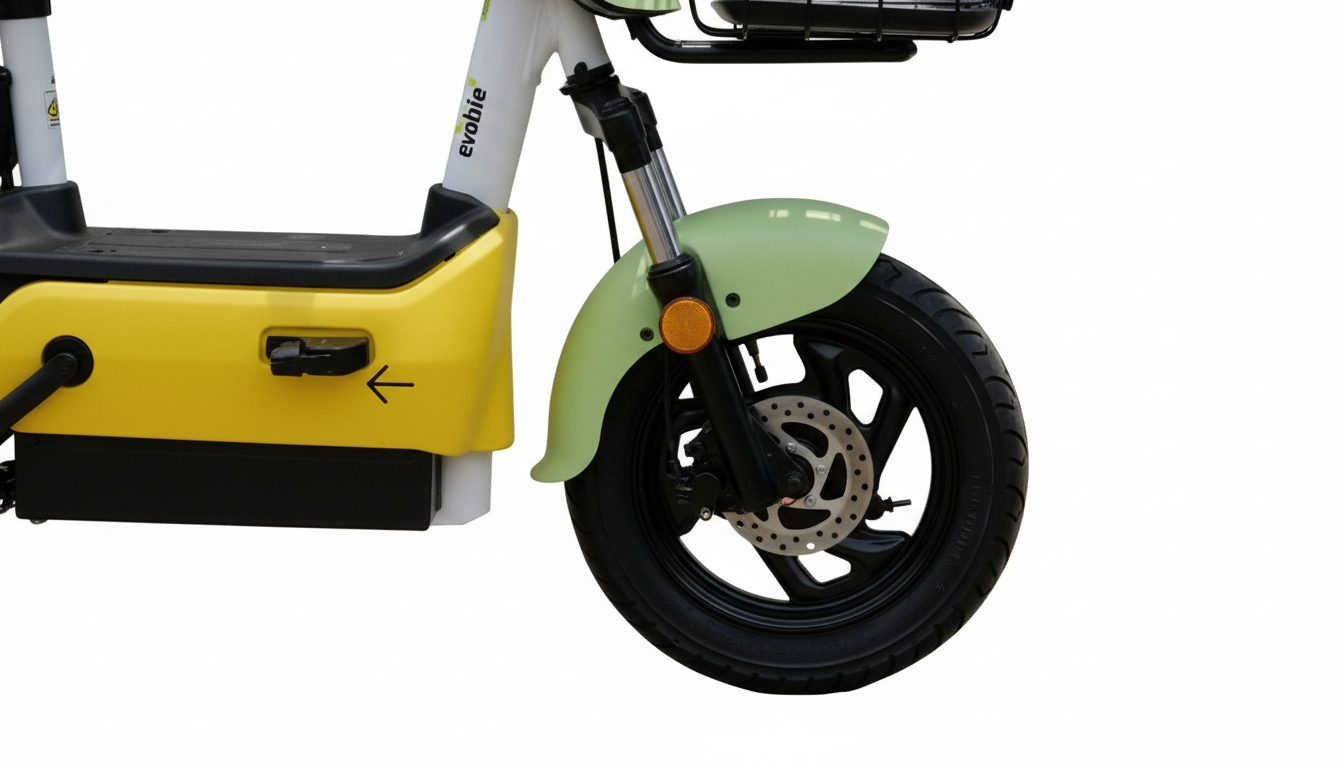 Sol Pro - Detalle rueda y batería